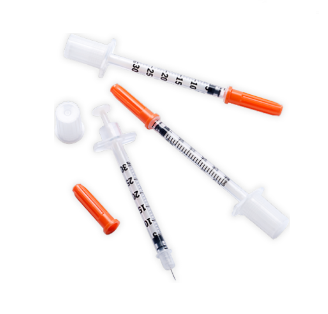 Jeringa desechable Estéril de 0.5 ml para insulina - C&D Ortopedic