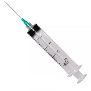 Jeringa desechable 20ml 21G x 1/2 venta x Unidad