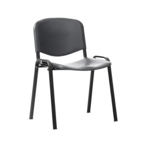 Silla casino de isopropileno color negro
