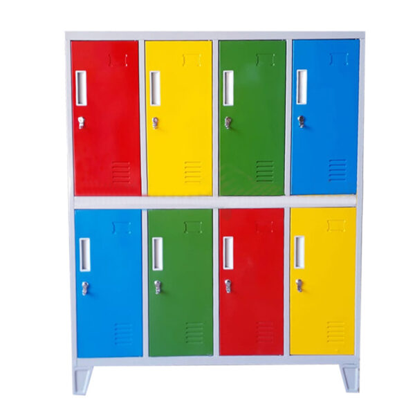 Estante metálico tipo Lockers para jardín infantil o colegios