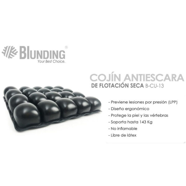 Cojín flotación seca Blunding