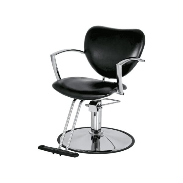 Sillón Barberia Peluquería Hidráulico Negro HB-A158-C1 - Imagen 2