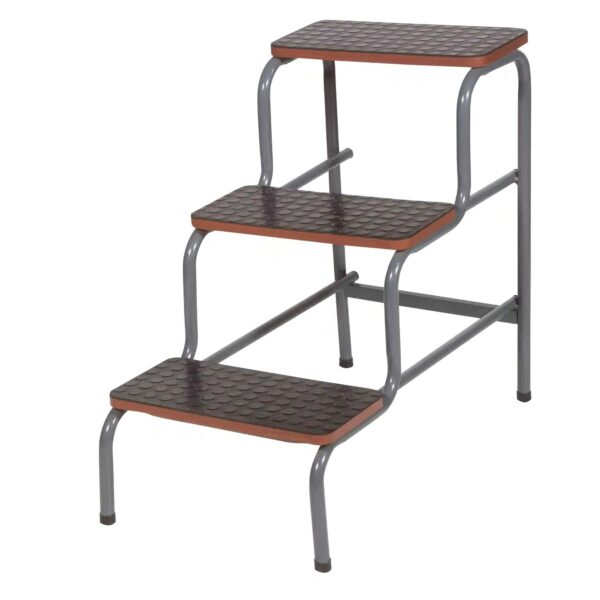 Escalera escabel de 3 peldaños