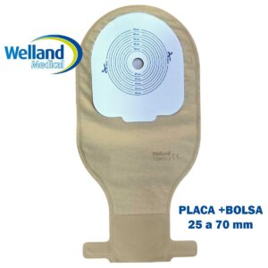Bolsa de Colostomía Placa Recortable Incluida + Filtro de Olor y Gases Welland Valore XTDW913