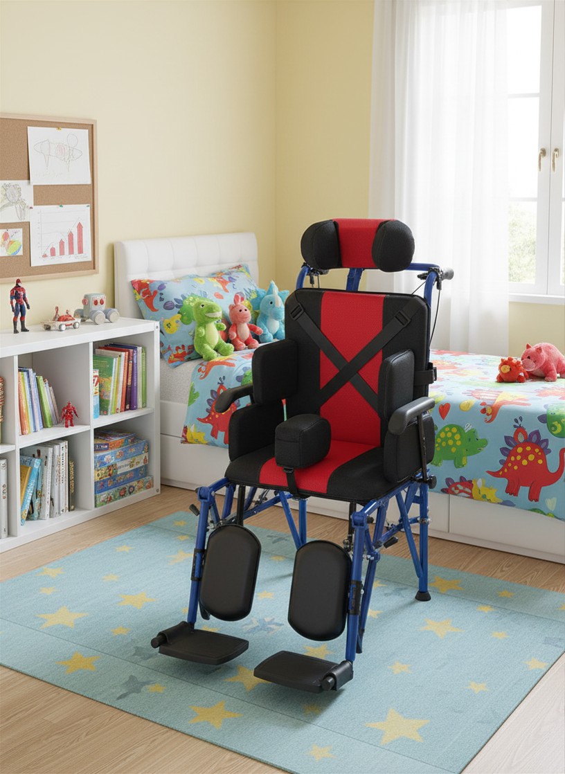 Silla de Ruedas Neurológica Pediátrica tipo Camilla KY958LC-A talla 36 – Precio Especial Producto de Exhibición
