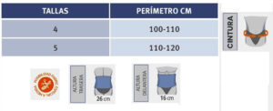 Faja Sacrolumbar Orliman Lumbitron FORTE LT-301R