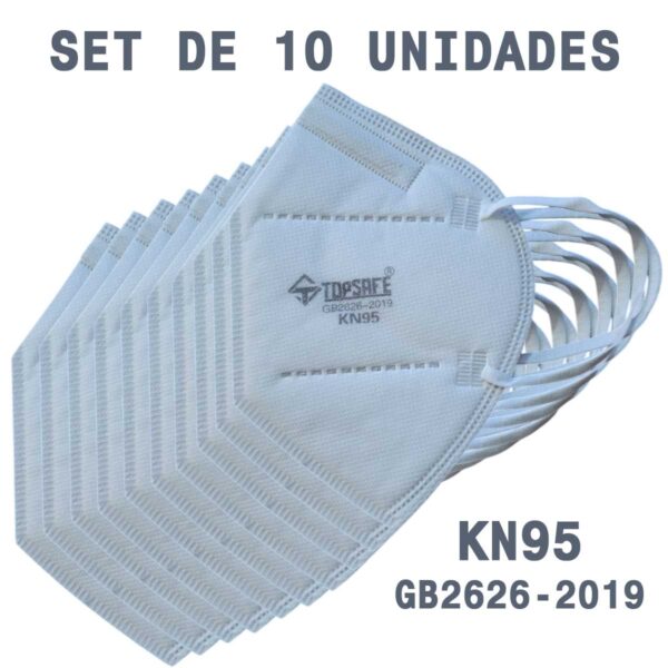 Mascarillas KN95 caja de 10 unidades