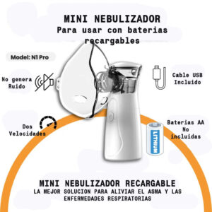 Mini nebulizador portátil para niños y adultos 