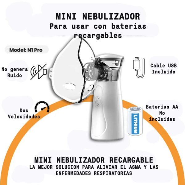 Mini nebulizador portátil para niños y adultos 