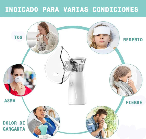 Mini nebulizador portátil para niños y adultos 