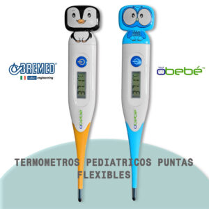 Termómetro digital Punta Flexible para niños con diseño de animalitos BD1130