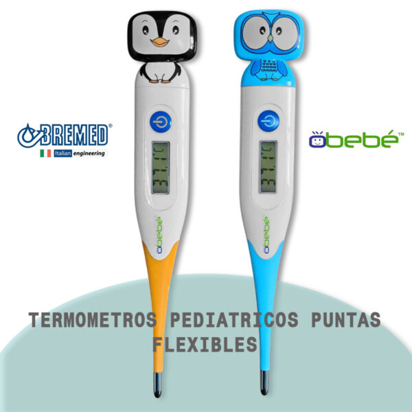 Termómetro digital Punta Flexible para niños con diseño de animalitos BD1130