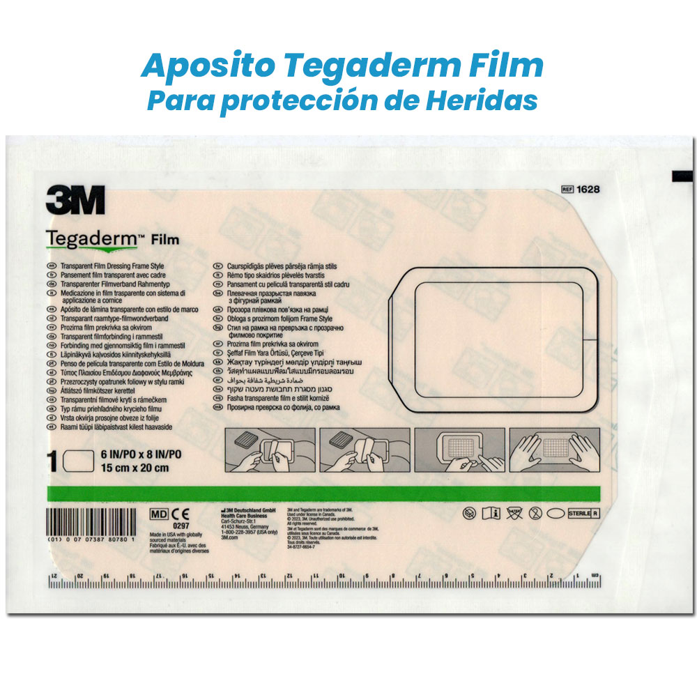 Apósito para heridas Tegaderm Film 3M 15×20 cm