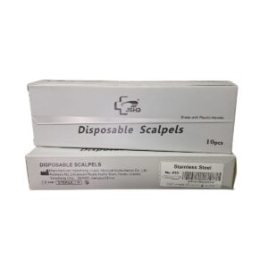 HOJAS BISTURI C/ MANGO N/ 10 x caja 10 unidades