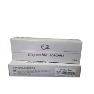 HOJAS BISTURI  C/ MANGO  N/ 15  x caja  10 unidades