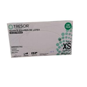 Guantes de Látex con Polvo (Caja 100 unidades)