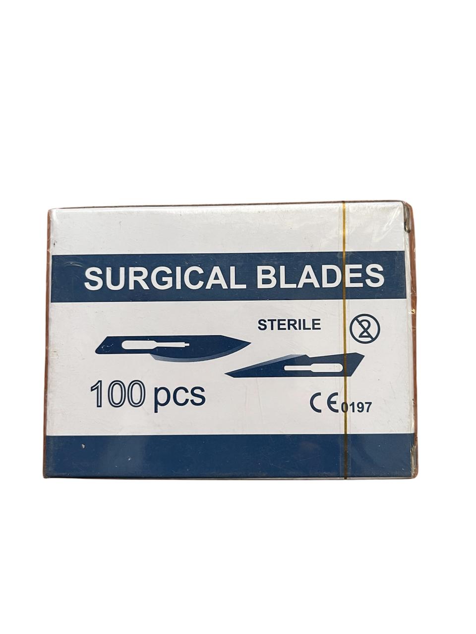 Hojas de Bisturí Numero  N°12  Caja de 100 unidades